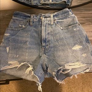 New Abercrombie Jean shorts